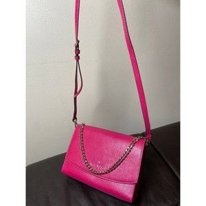 NWT Kate Spade Pink Ruby Carson Convertible Crossbody Saffiano Leather
